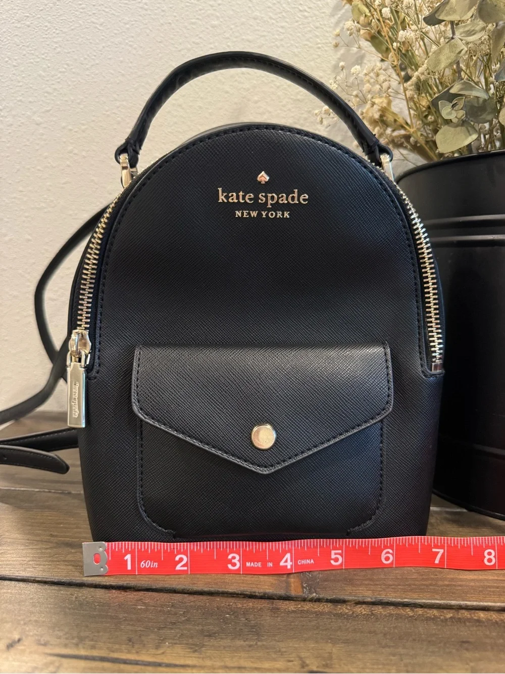 kate spade Schuyler Black Mini Backpack